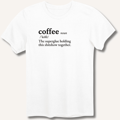 Coffee Definition T-Shirt Gift For Bourbon Drinker