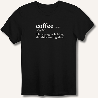 Coffee Definition T-Shirt Gift For Bourbon Drinker
