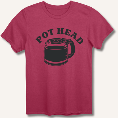 Pot Head T-Shirt Gift For Bourbon Drinker