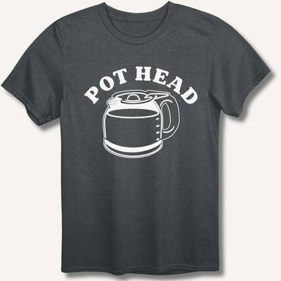 Pot Head T-Shirt Gift For Bourbon Drinker