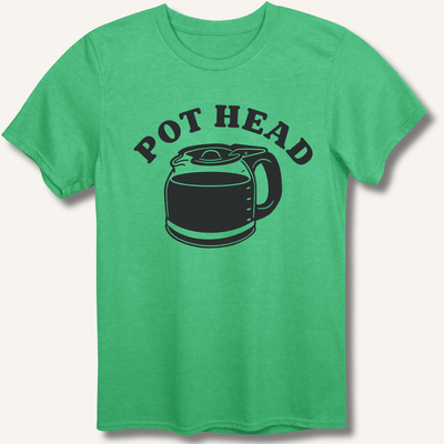 Pot Head T-Shirt Gift For Bourbon Drinker