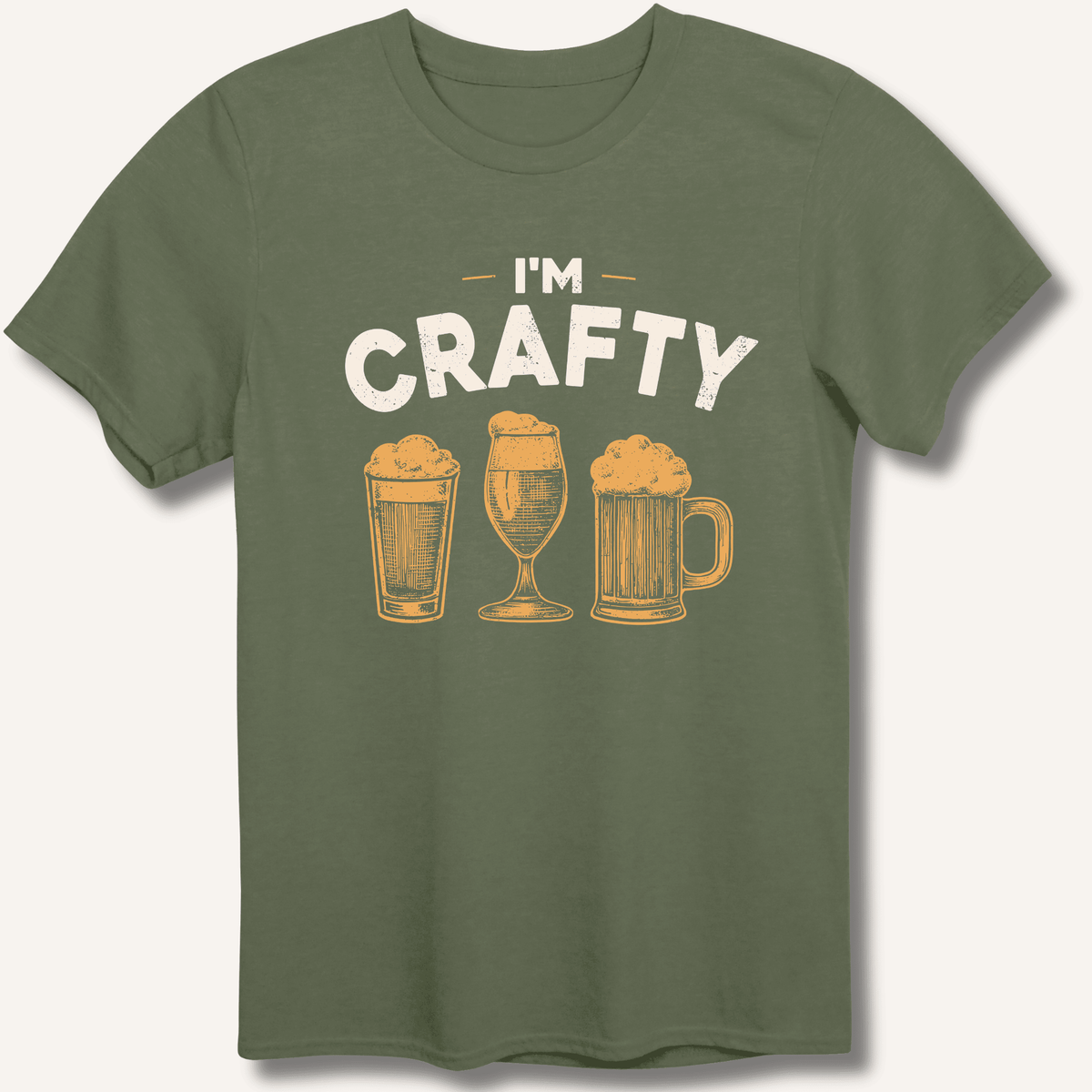 I'm Crafty T-Shirt Gift For Bourbon Drinker