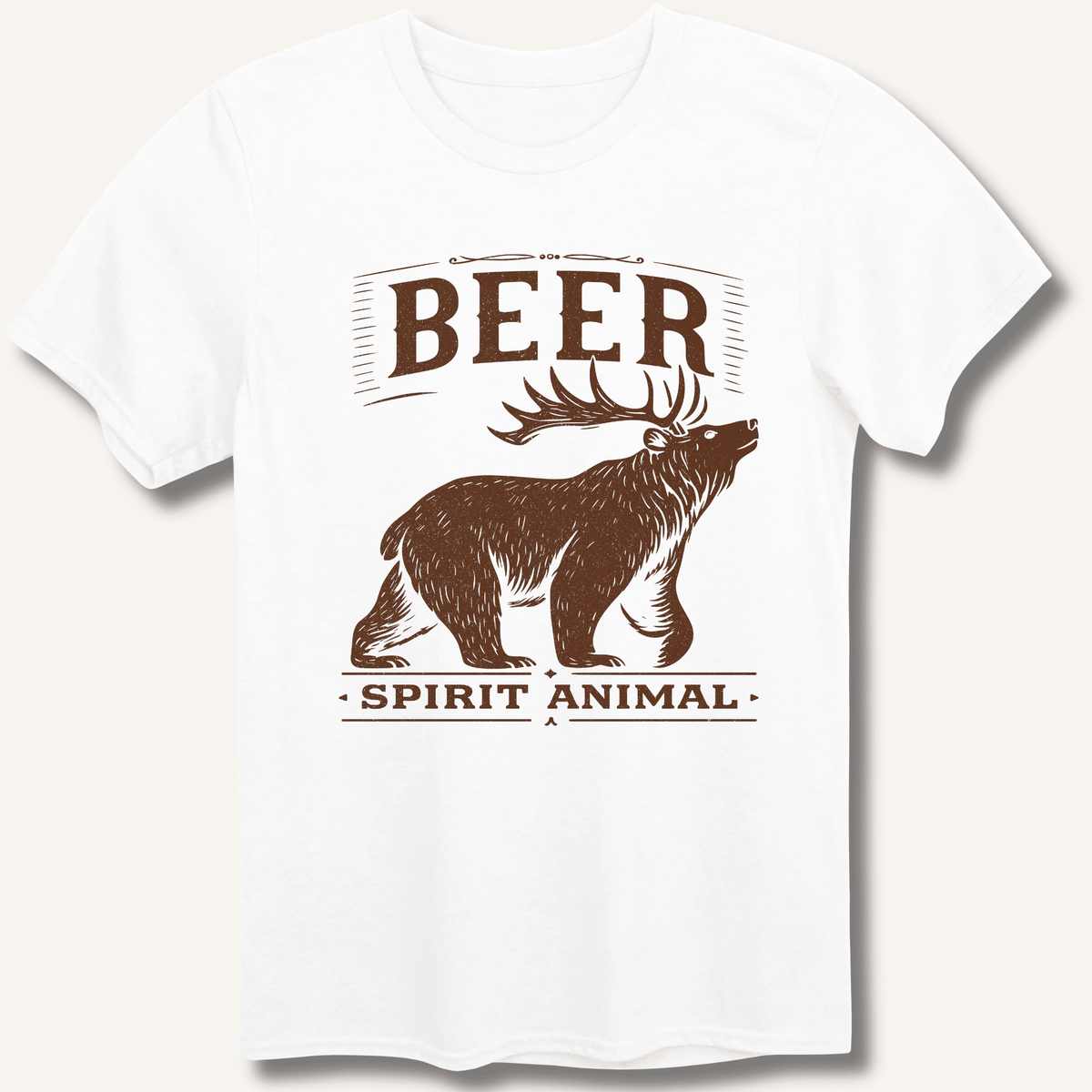 Beer - Spirit Animal T-Shirt Gift For Bourbon Drinker