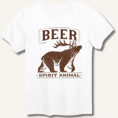 Beer - Spirit Animal T-Shirt Gift For Bourbon Drinker