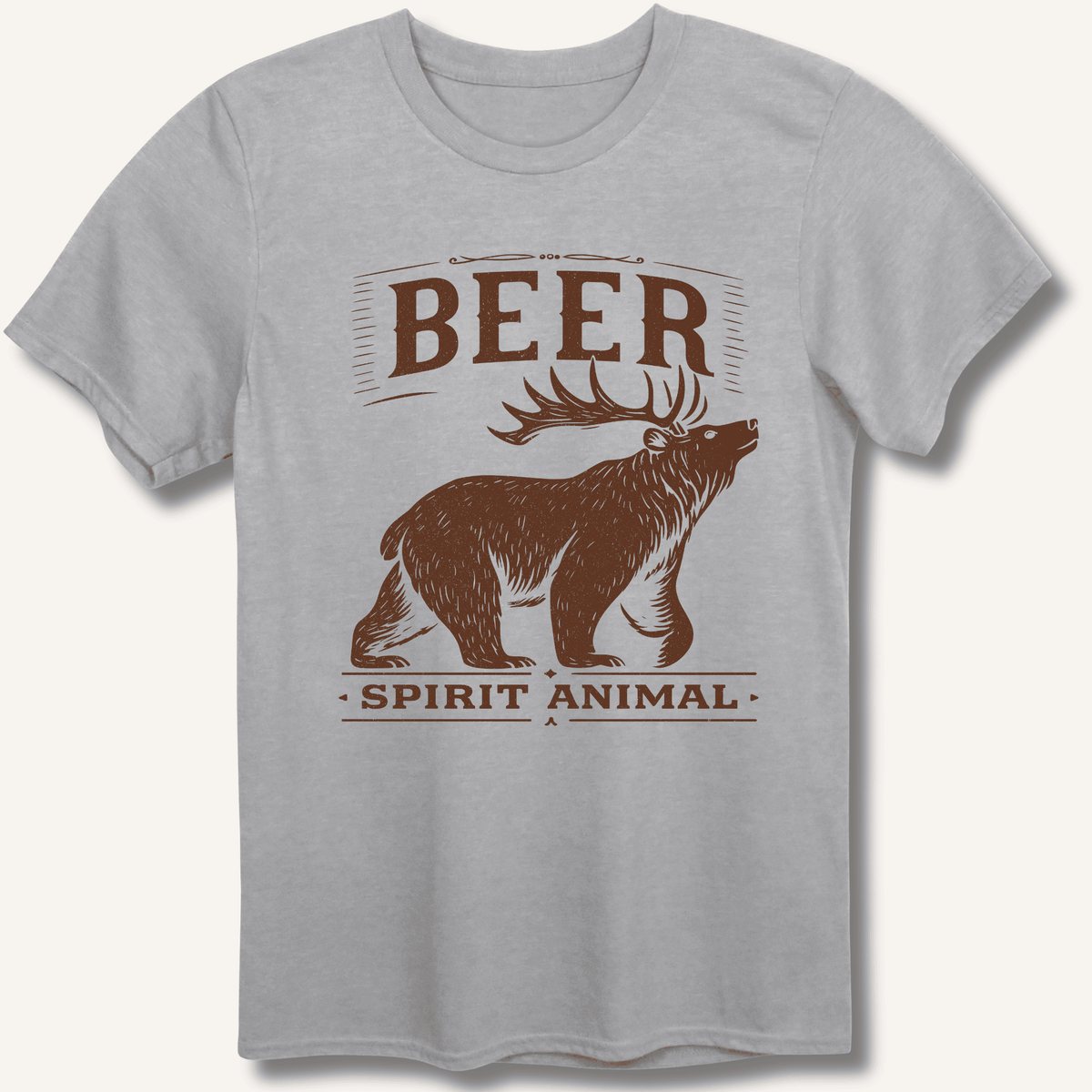 Beer - Spirit Animal T-Shirt Gift For Bourbon Drinker