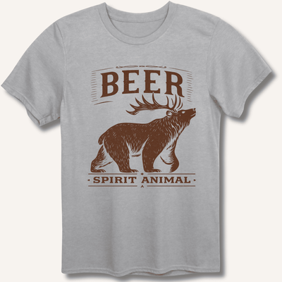 Beer - Spirit Animal T-Shirt Gift For Bourbon Drinker