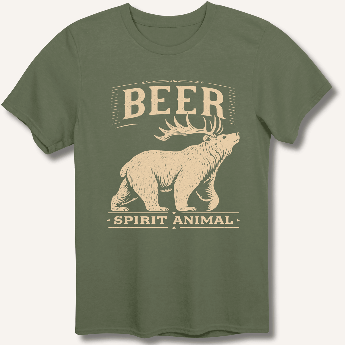 Beer - Spirit Animal T-Shirt Gift For Bourbon Drinker