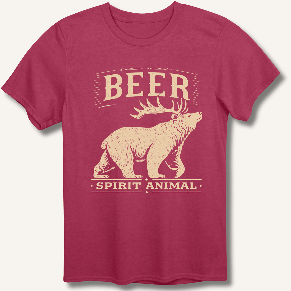 Beer - Spirit Animal T-Shirt Gift For Bourbon Drinker