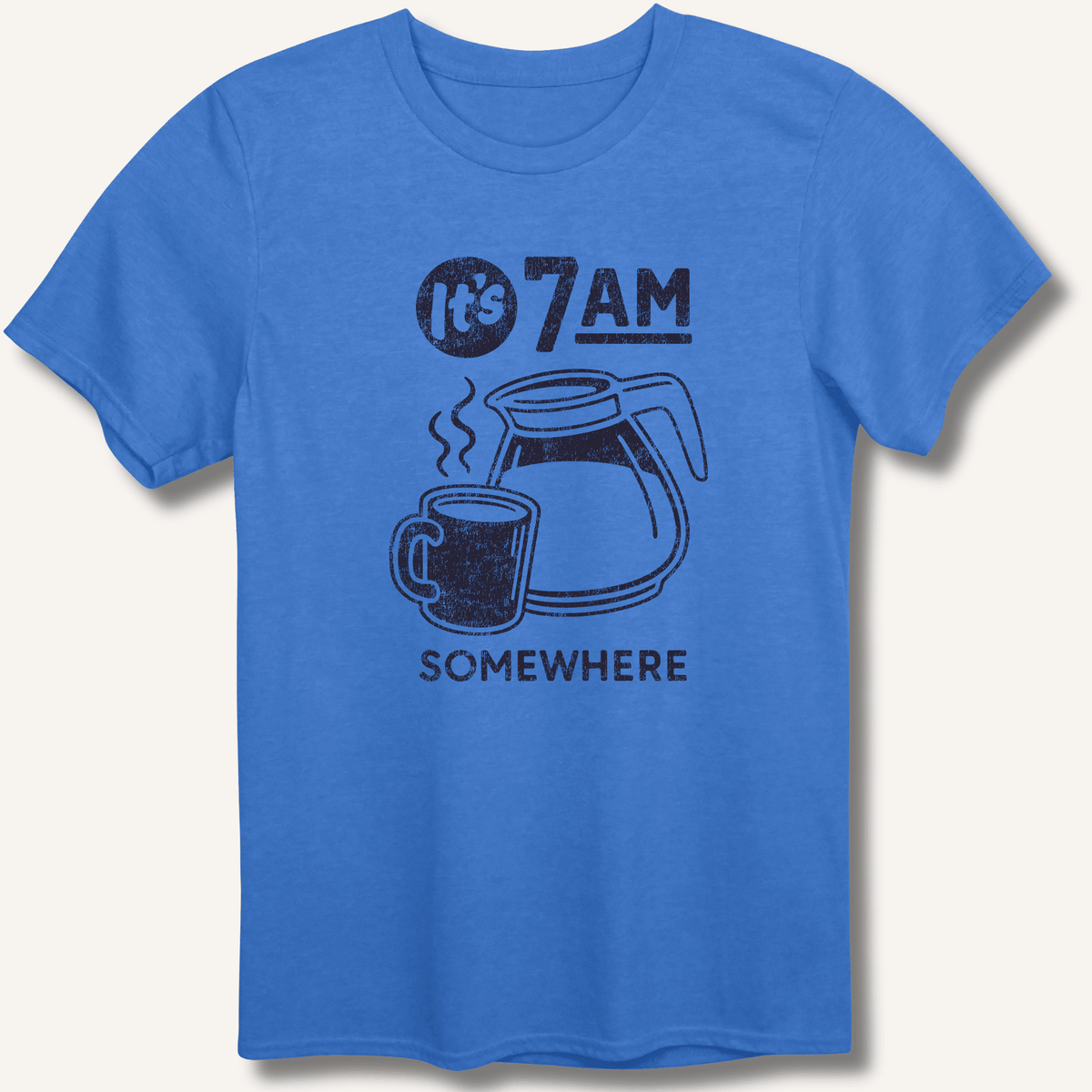 It's 7AM Somewhere T-Shirt Gift For Bourbon Drinker