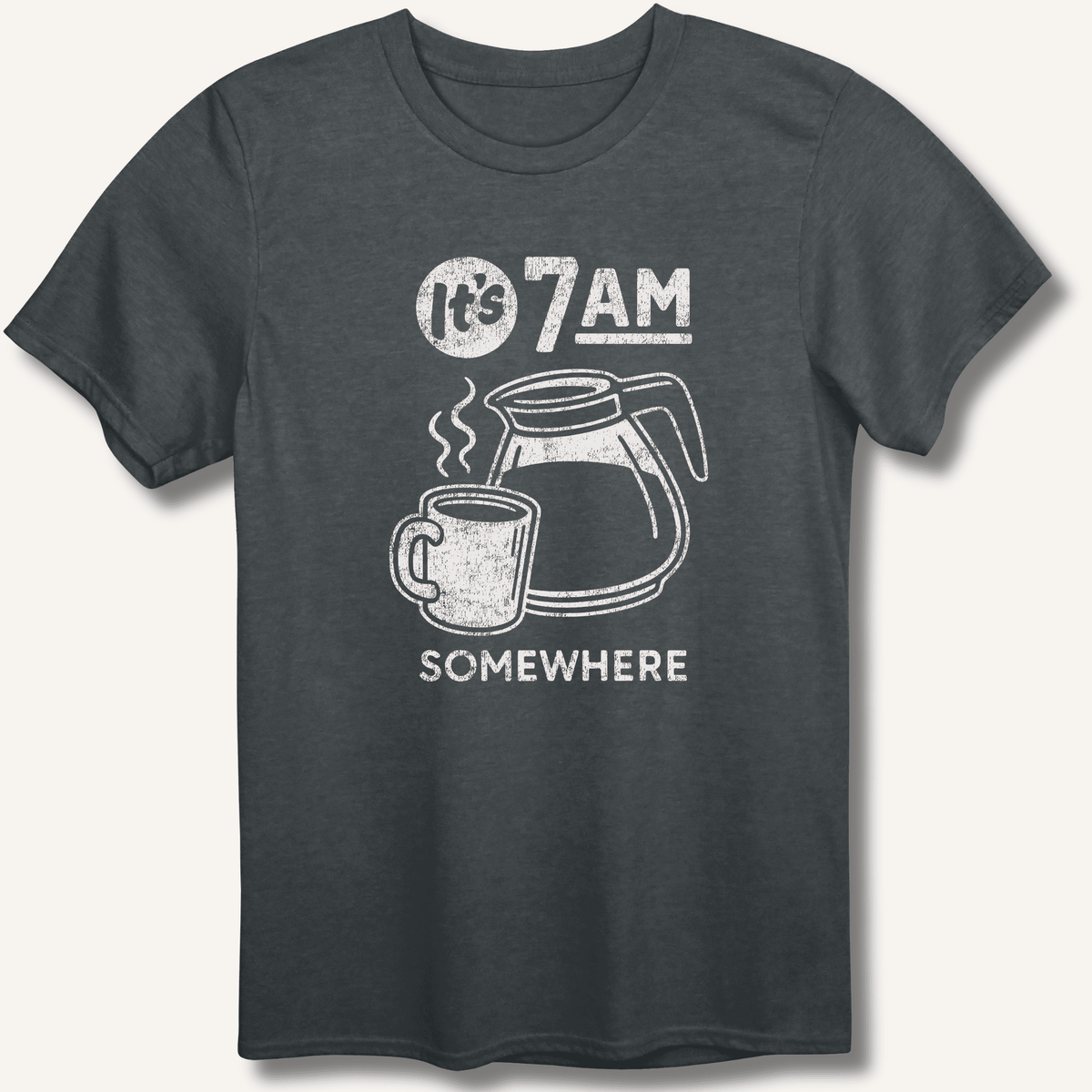 It's 7AM Somewhere T-Shirt Gift For Bourbon Drinker