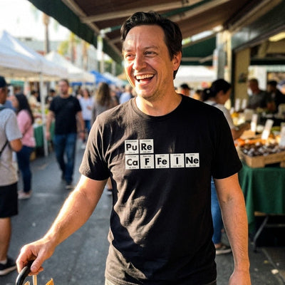 Pure Caffeine T-Shirt Gift For Bourbon Drinker