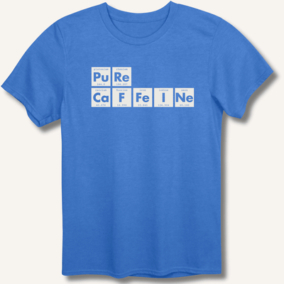 Pure Caffeine T-Shirt Gift For Bourbon Drinker