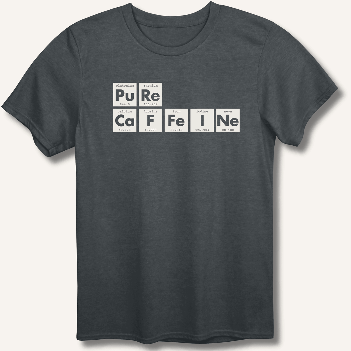 Pure Caffeine T-Shirt Gift For Bourbon Drinker