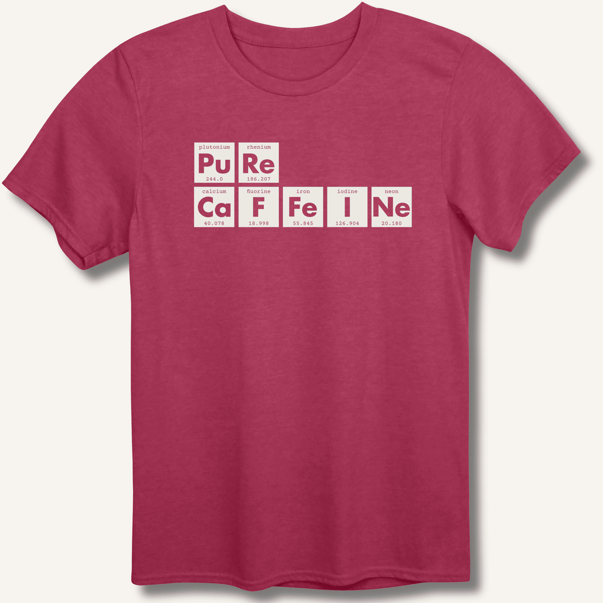 Pure Caffeine T-Shirt Gift For Bourbon Drinker