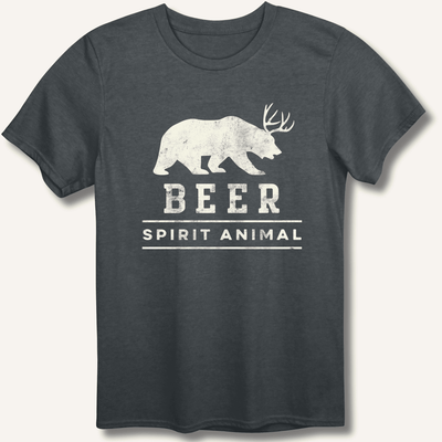 Beer Spirit Animal T-Shirt Gift For Bourbon Drinker