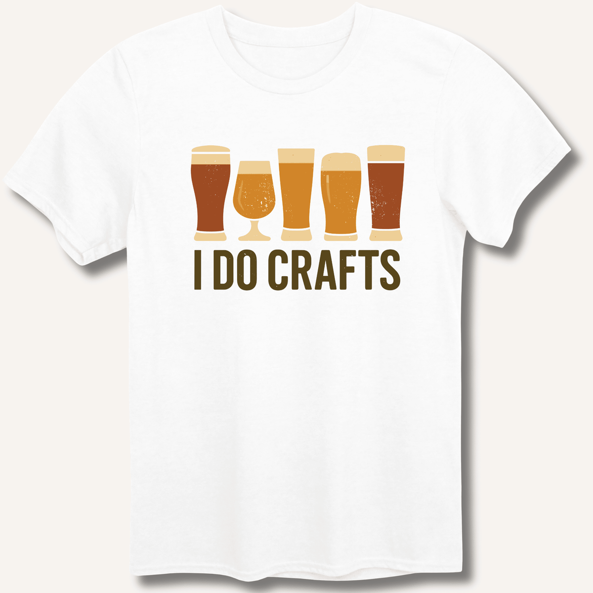I Do Crafts T-Shirt Gift For Bourbon Drinker