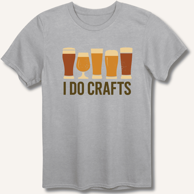 I Do Crafts T-Shirt Gift For Bourbon Drinker
