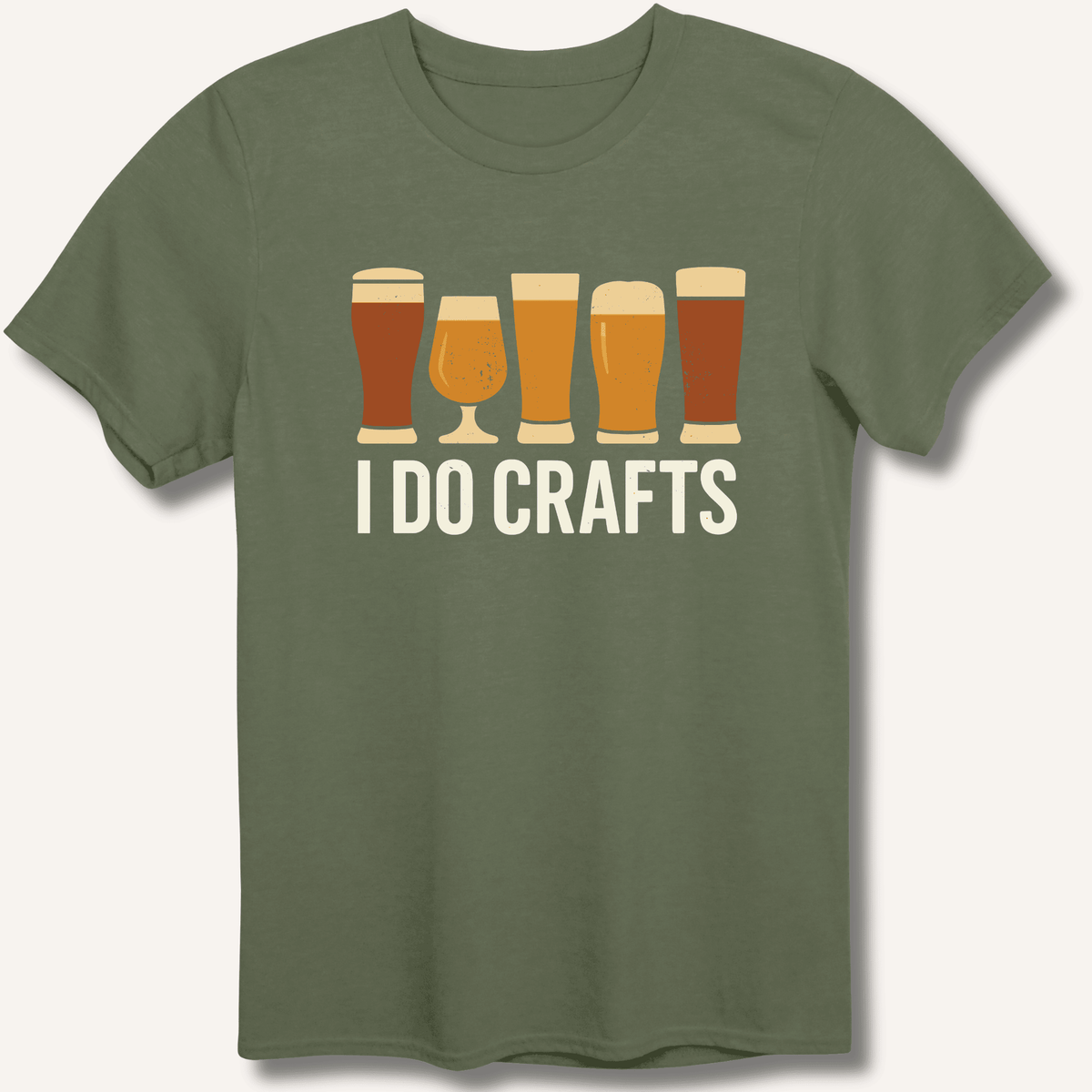 I Do Crafts T-Shirt Gift For Bourbon Drinker