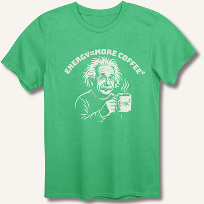 Energy = More Coffee² T-Shirt Gift For Bourbon Drinker