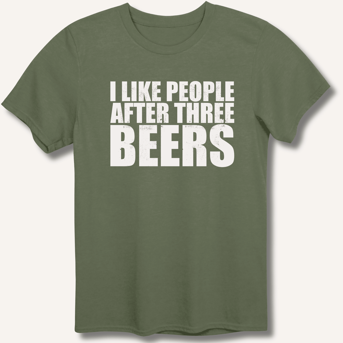 I Like People T-Shirt Gift For Bourbon Drinker