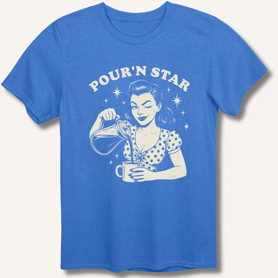 Pour'n Star T-Shirt Gift For Bourbon Drinker