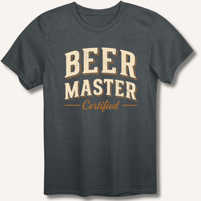 Beer Master T-Shirt Gift For Bourbon Drinker