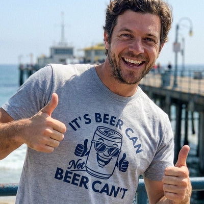It's Beer Can T-Shirt Gift For Bourbon Drinker