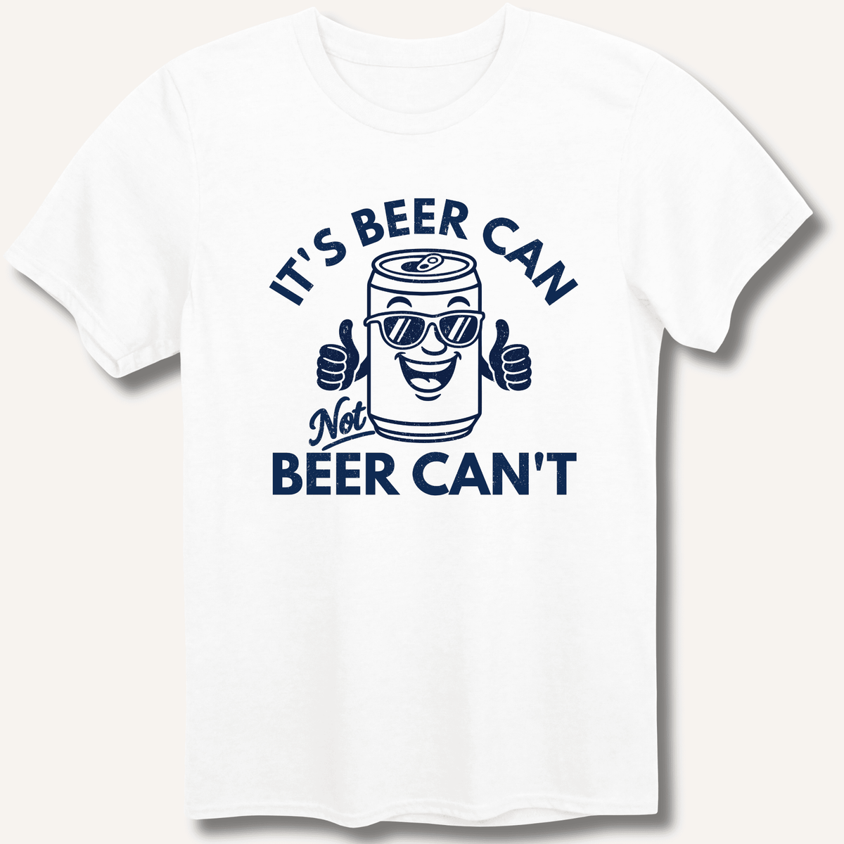 It's Beer Can T-Shirt Gift For Bourbon Drinker