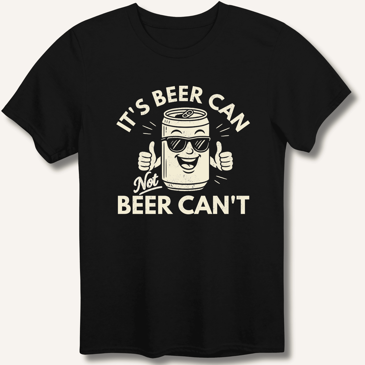 It's Beer Can T-Shirt Gift For Bourbon Drinker