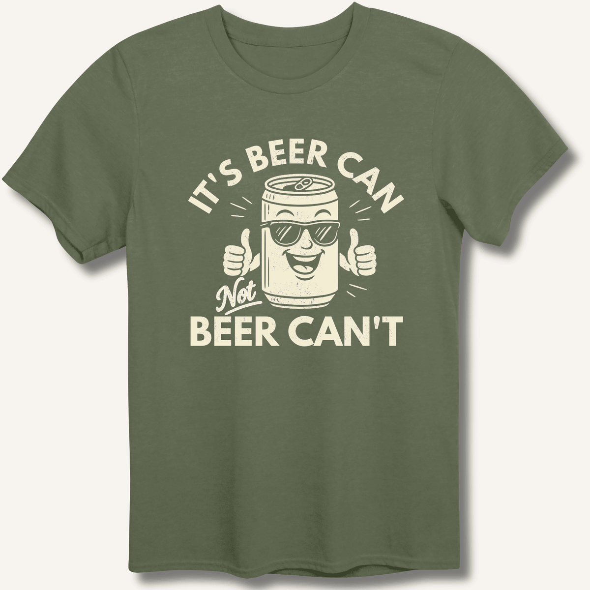 It's Beer Can T-Shirt Gift For Bourbon Drinker
