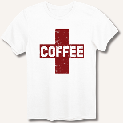 Coffee First Aid T-Shirt Gift For Bourbon Drinker