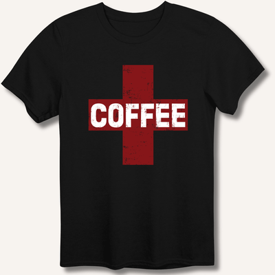 Coffee First Aid T-Shirt Gift For Bourbon Drinker