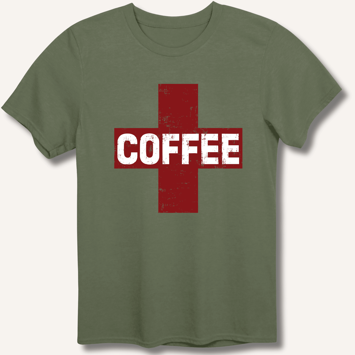 Coffee First Aid T-Shirt Gift For Bourbon Drinker