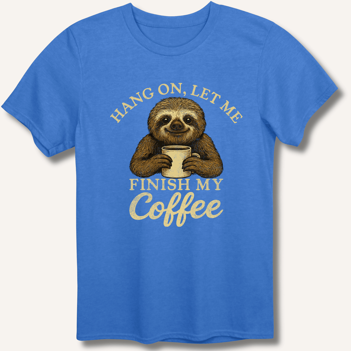 Let Me Finish My Coffee T-Shirt Gift For Bourbon Drinker