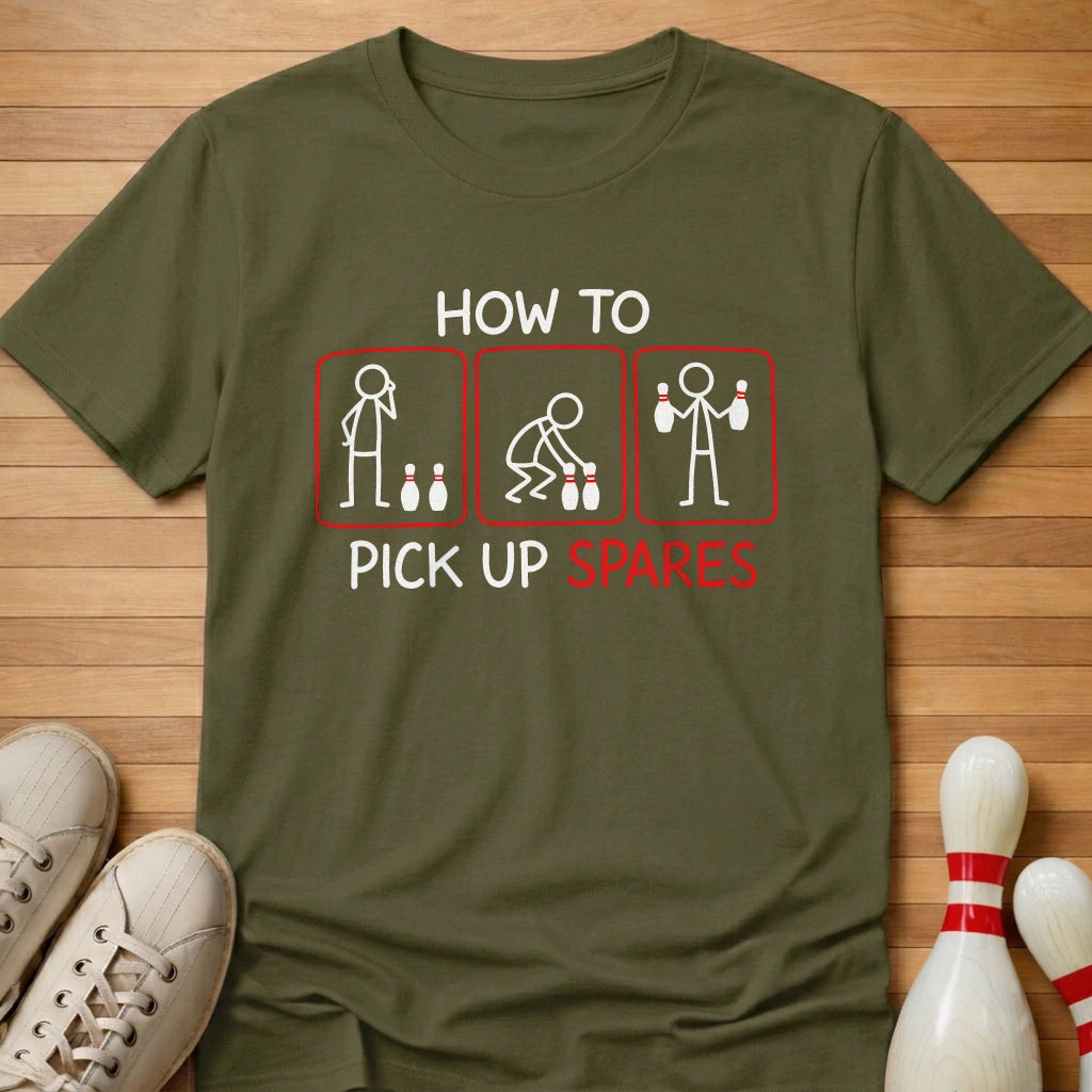 Guide To Spares T-Shirt Gift For Bowlers