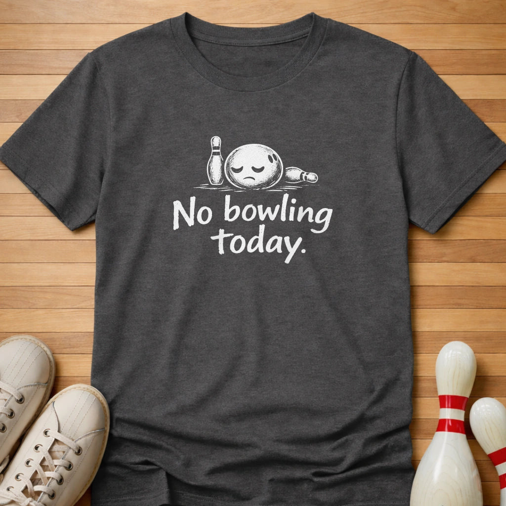 A Sad Day T-Shirt Gift For Bowlers