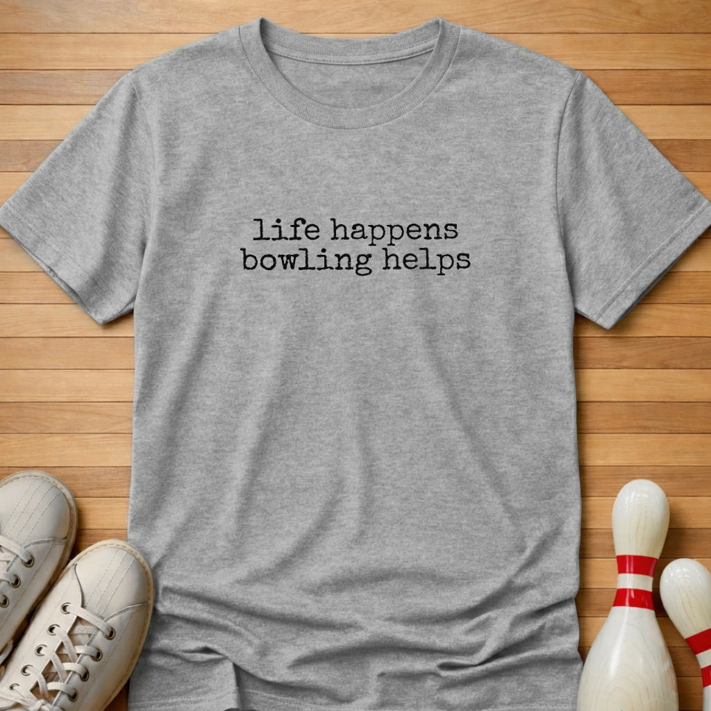 Bowling Helps T-Shirt Gift For Bowlers
