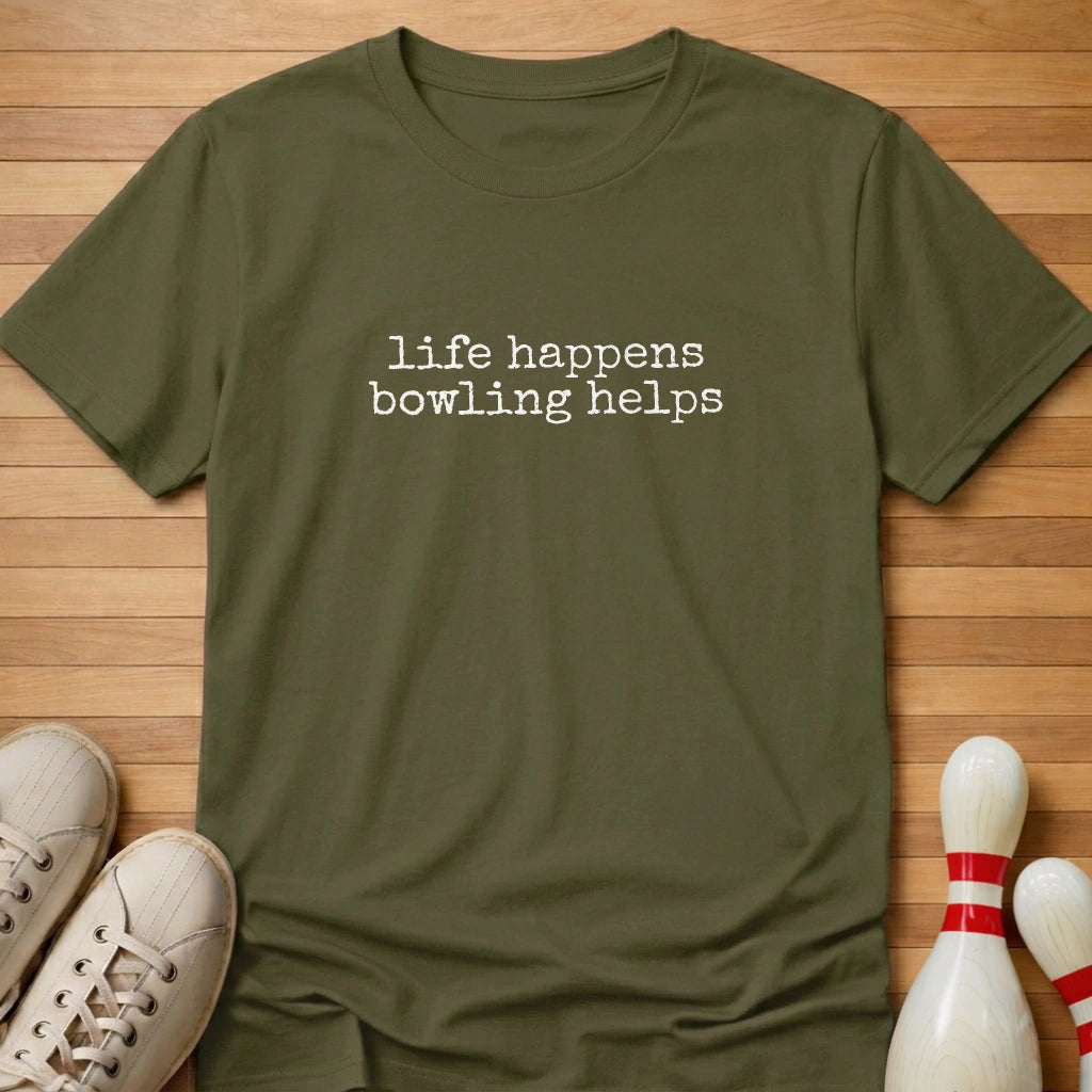 Bowling Helps T-Shirt Gift For Bowlers