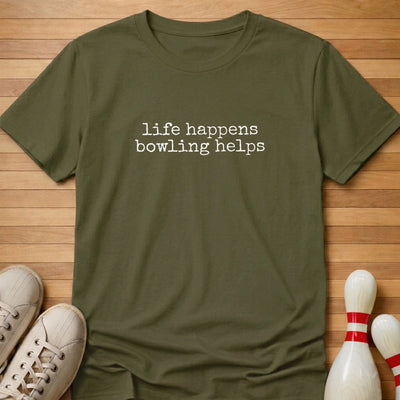 Bowling Helps T-Shirt Gift For Bowlers