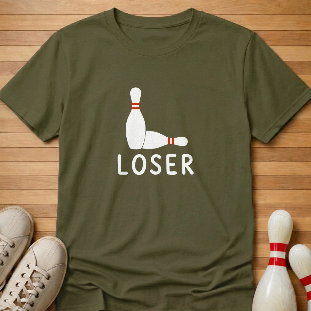 Loser T-Shirt Gift For Bowlers