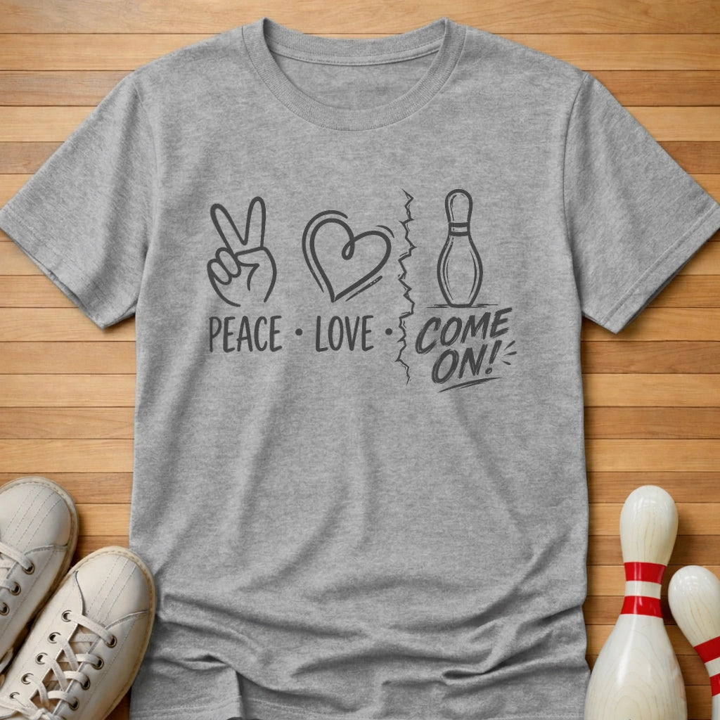 Just Fall T-Shirt Gift For Bowlers