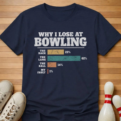Excuse Chart T-Shirt Gift For Bowlers