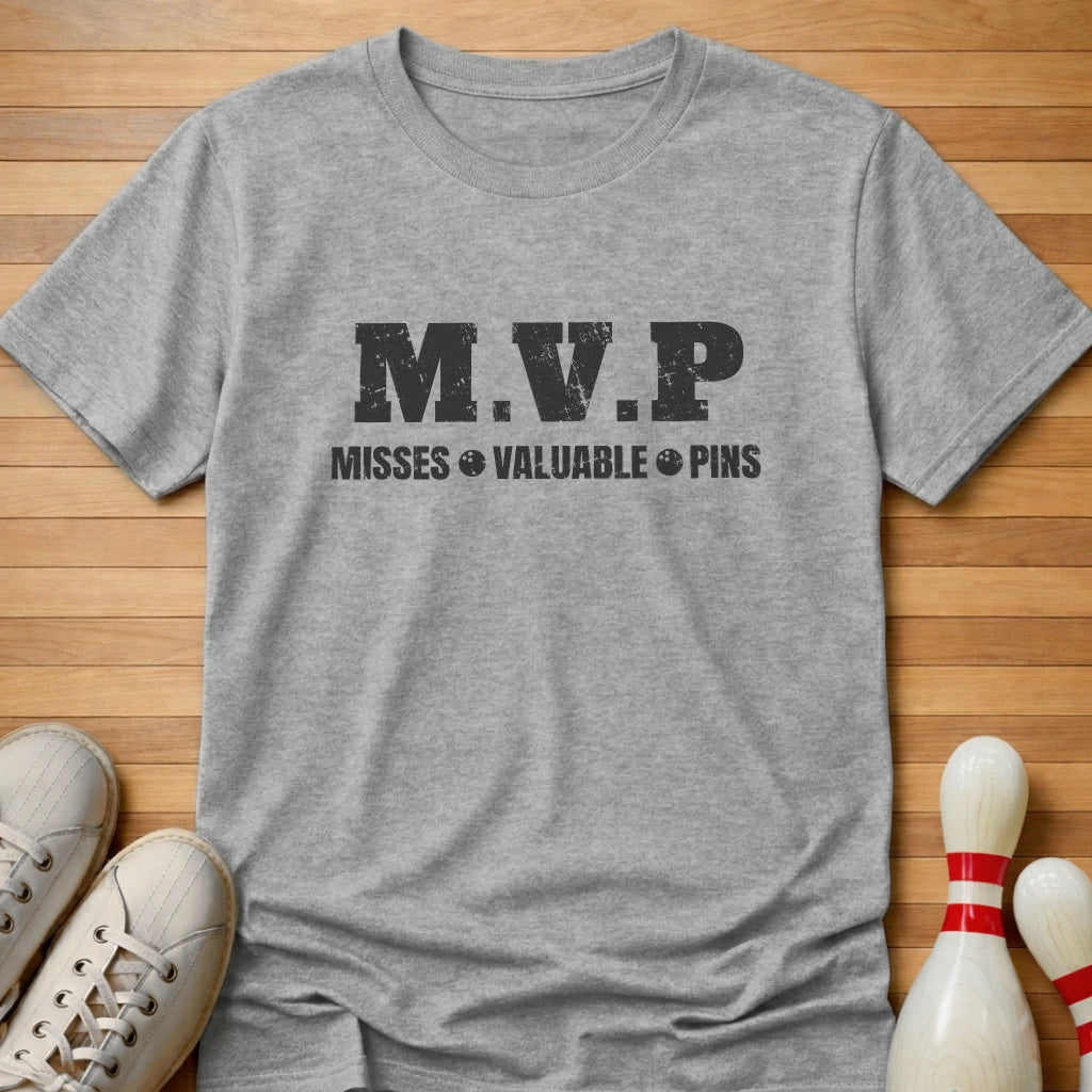 Misses Valuable Pins T-Shirt Gift For Bowlers