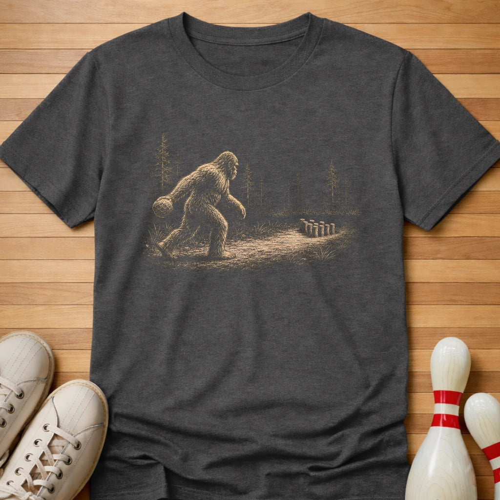 Bigfoot Bowling T-Shirt Gift For Bowlers