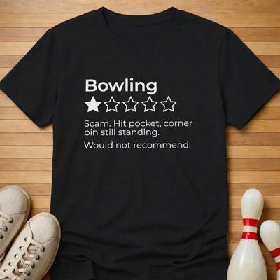 Bowling Review T-Shirt Gift For Bowlers