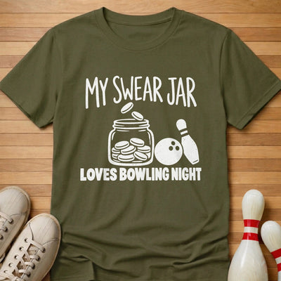 My Swear Jar T-Shirt Gift For Bowlers
