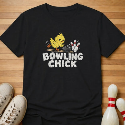 Bowling Chick T-Shirt Gift For Bowlers