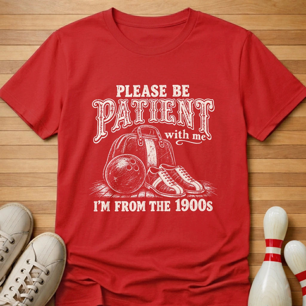 1900s T-Shirt Gift For Bowlers
