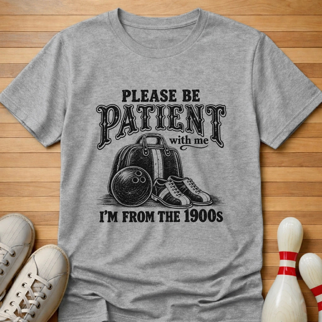 1900s T-Shirt Gift For Bowlers