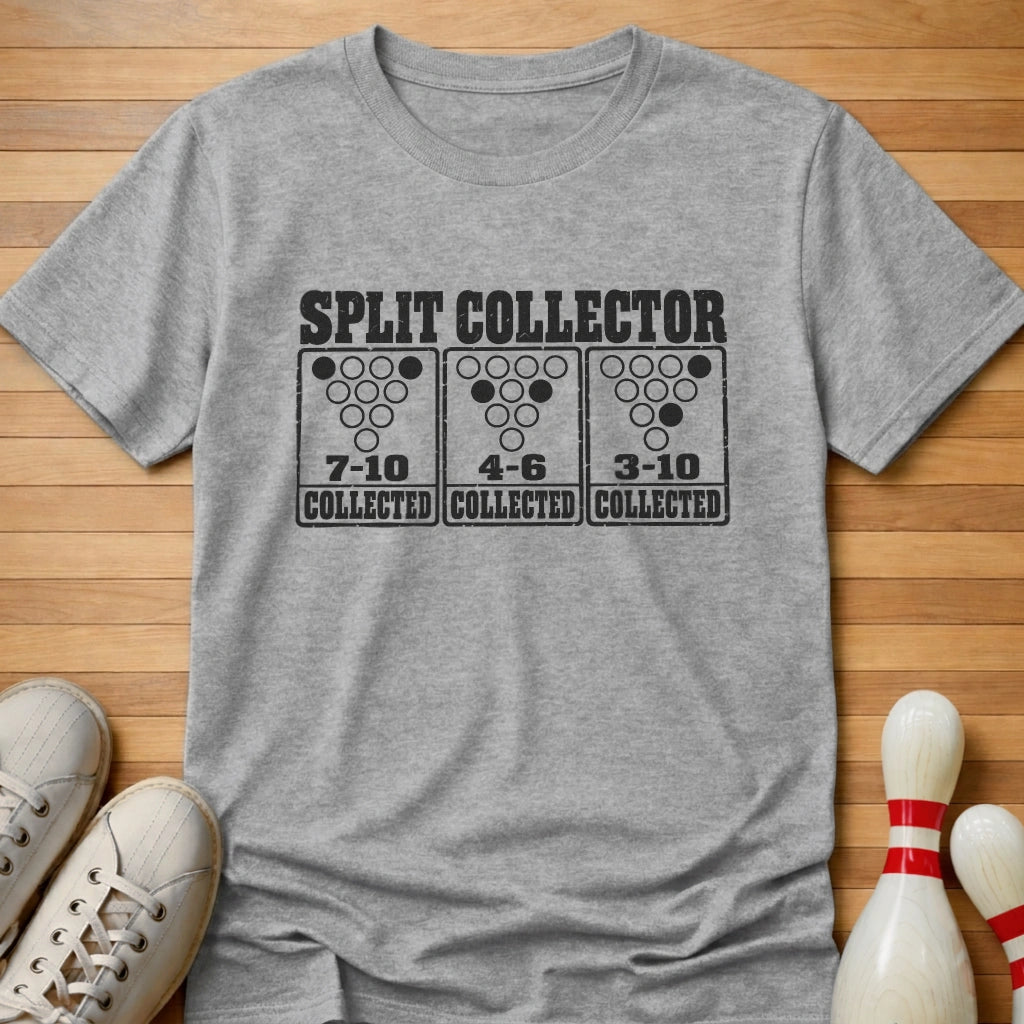 Split Collector T-Shirt Gift For Bowlers